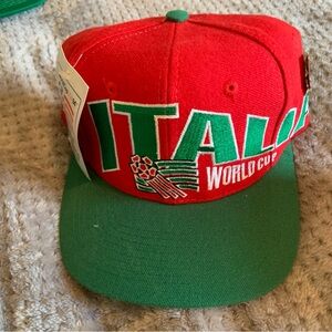 NWT 1994 USA FIFA Soccer World Cup Italia Italy Adidas Snapback Hat NYC/NJ